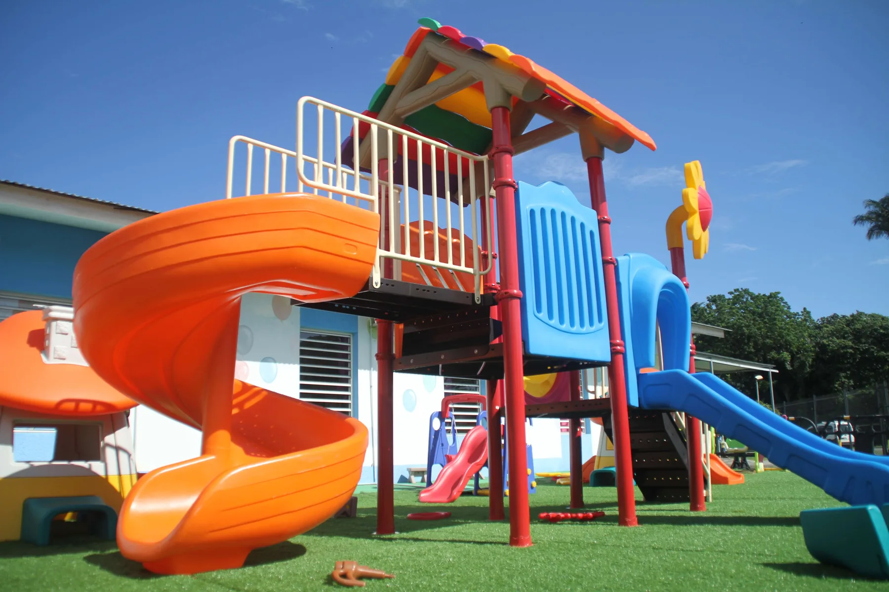 Aire de jeux extérieure des P’tites Bouilles